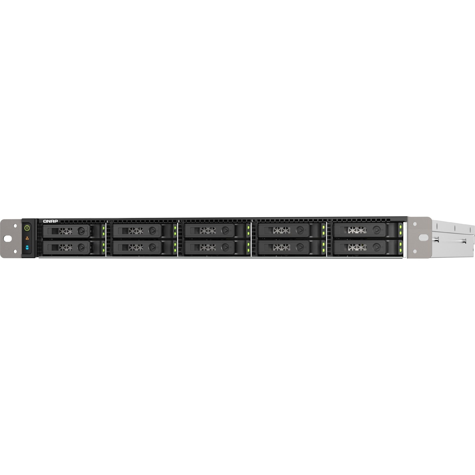 QNAP TS-H1090FU-7302P-128G SAN/NAS Storage System TS-H1090FU-7302P-128G-US, 128GB DDR4, 10-Bay, 550W PSU