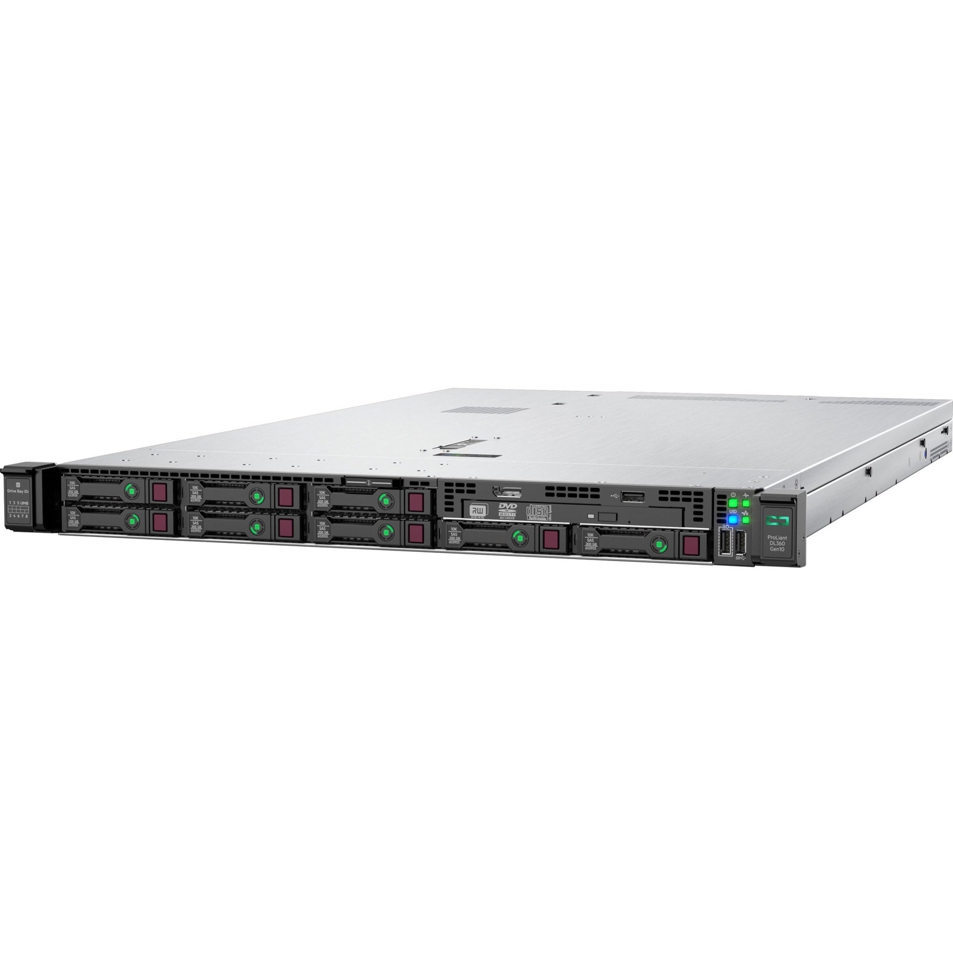 HPE ProLiant DL360 G10 1U Rack Server - Intel Xeon Silver 4214R, 32GB RAM, 12Gb/s SAS Controller [Discontinued]