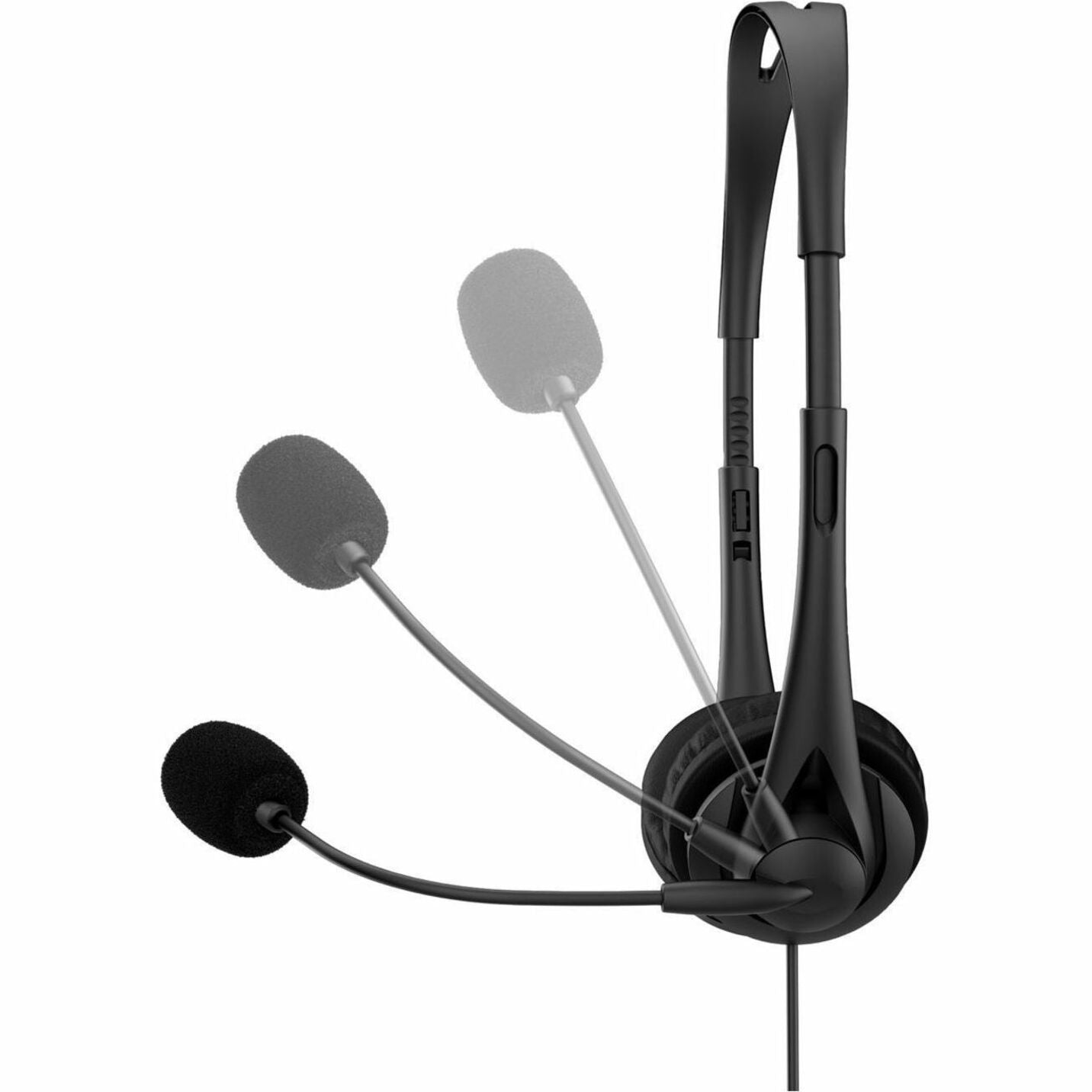 HP 428H5AA#ABL Stereo USB Headset G2, Comfortable, Adjustable Strap, Durable, In-Line Volume Control