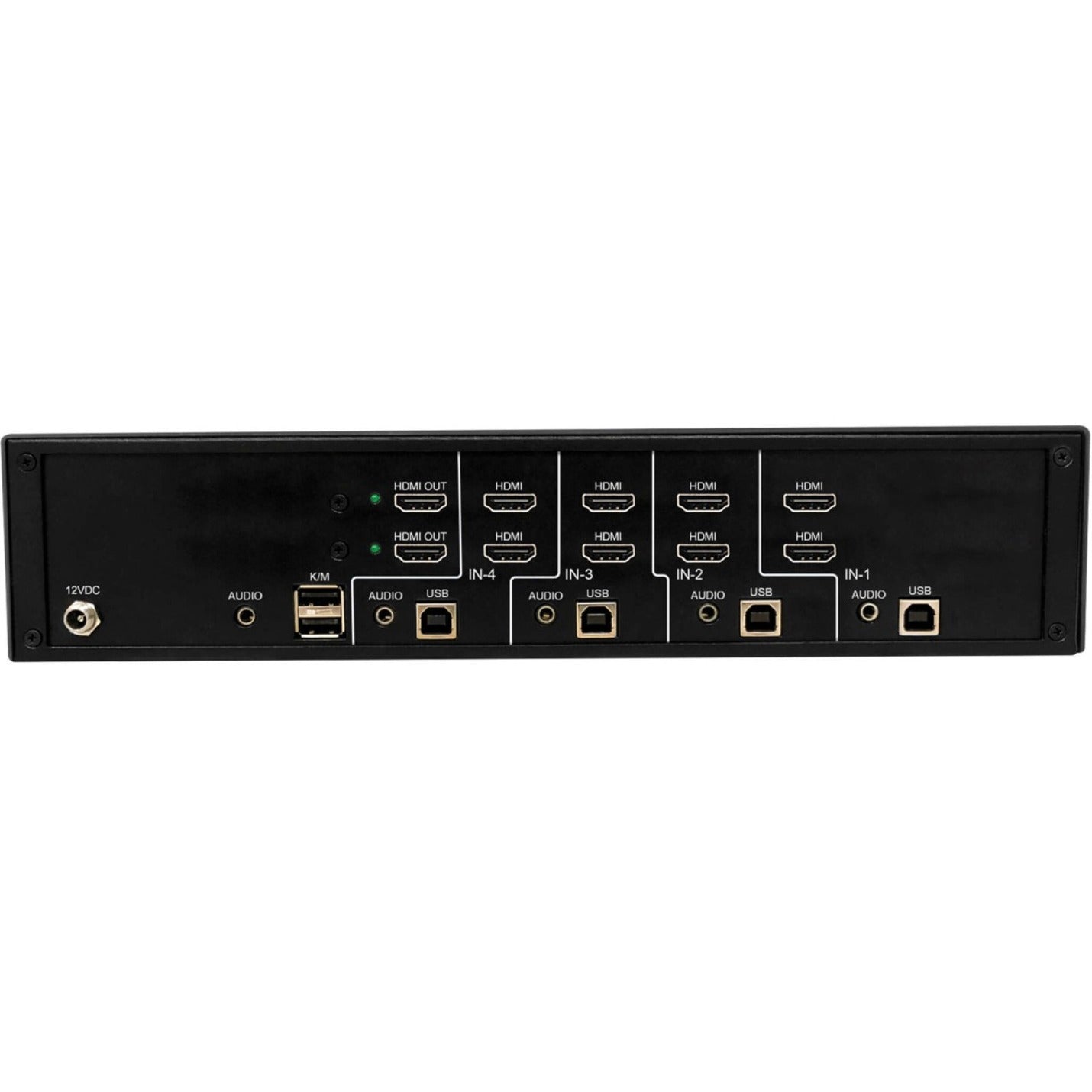 Tripp Lite B002-H2A4-N4 Secure KVM Switch 4-Port Dual-Monitor HDMI, 4K, TAA Compliant