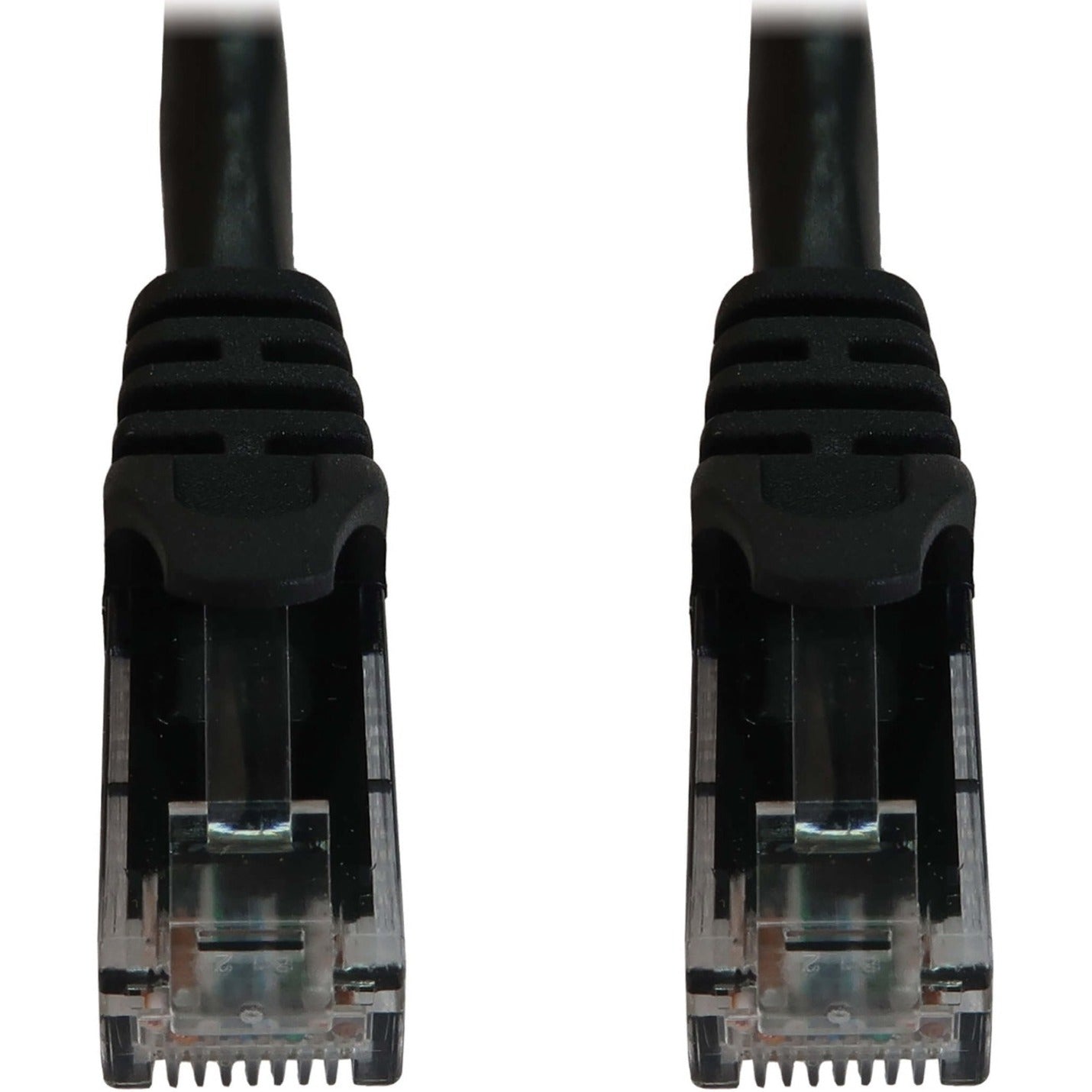 Tripp Lite N261-002-BK Cat.6a UTP Network Cable, 2ft, 10G PoE, Snagless Molded, Black