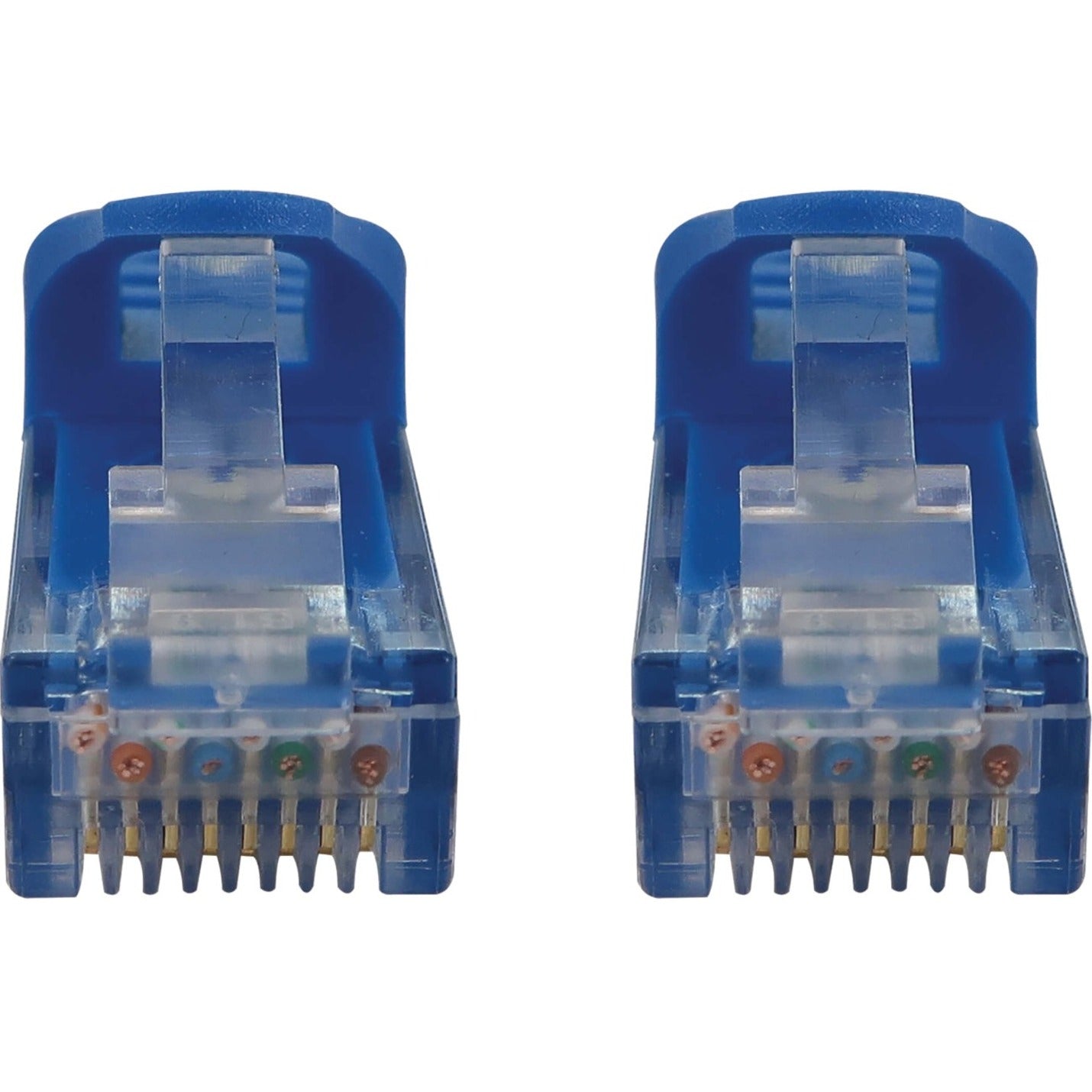 Tripp Lite N261-007-BL Cat.6a UTP Network Cable, 7ft Blue, 10G PoE, Snagless Molded