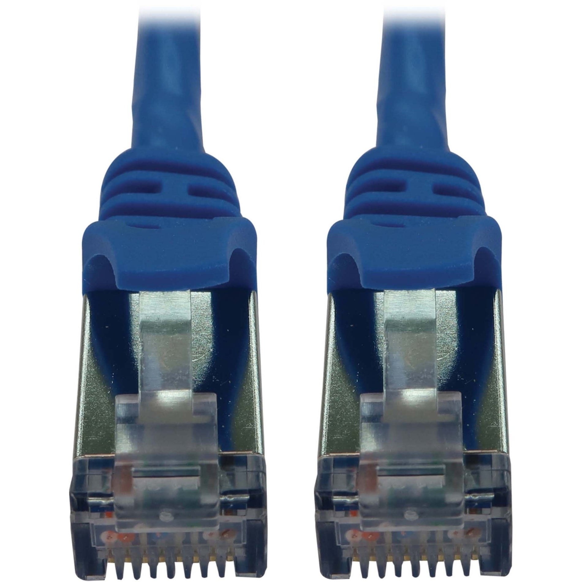 Tripp Lite N262-S10-BL Cat6a STP Patch Network Cable, Snagless Shielded Slim 10G M/M Blue 10ft