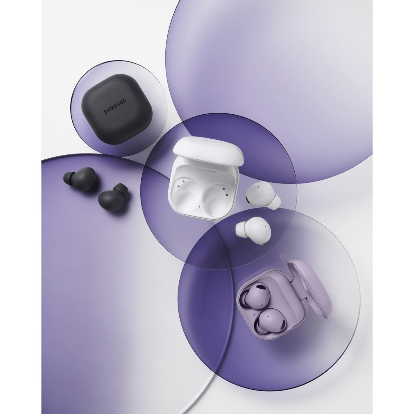 Samsung SM-R510NZAAXAR Galaxy Buds2 Pro Graphite, True Wireless Earset with Active Noise Canceling