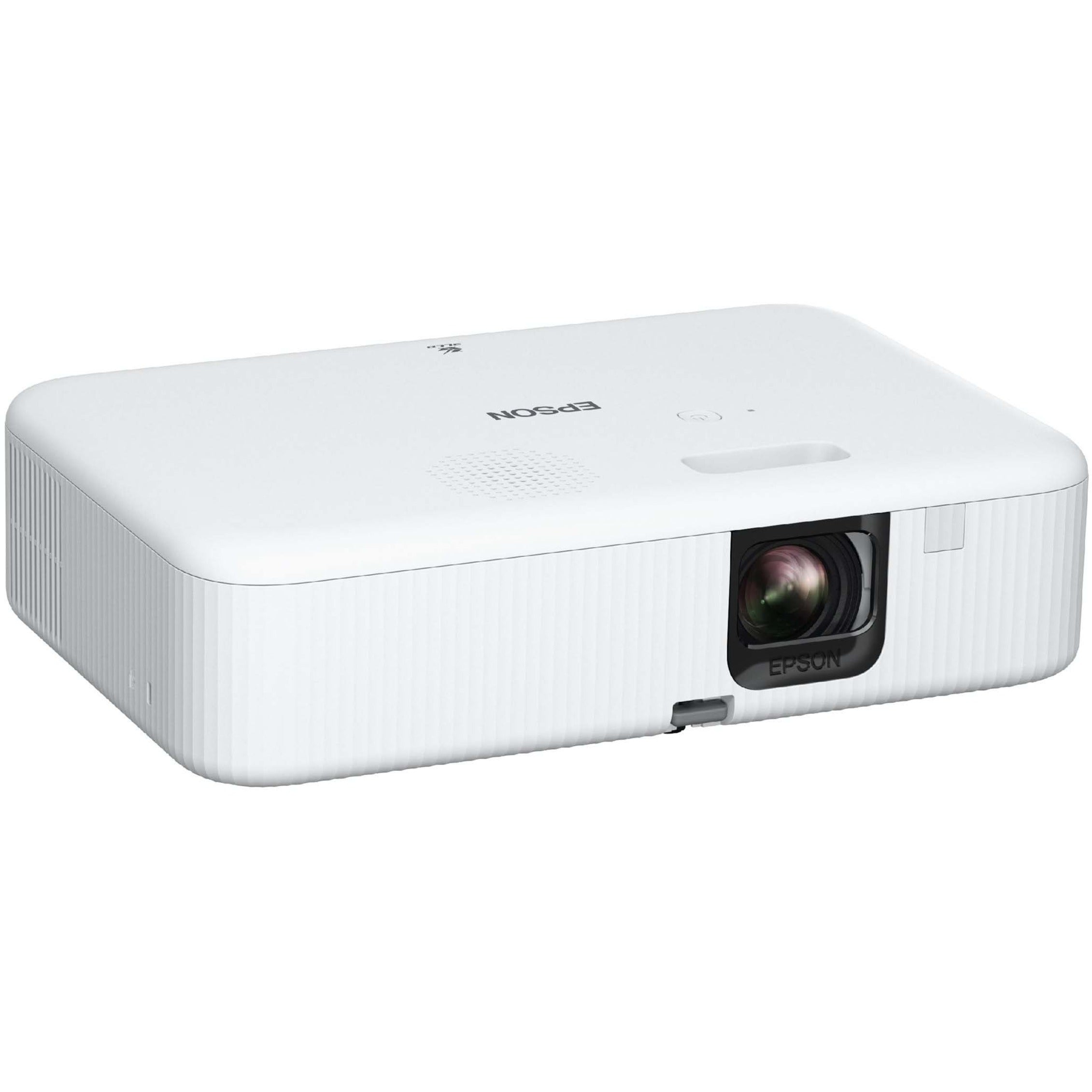 Epson V11HA85020 EpiqVision Flex CO-FH02 Full HD 1080p Smart Portable Projector, 3-Chip 3LCD, Android TV, Bluetooth