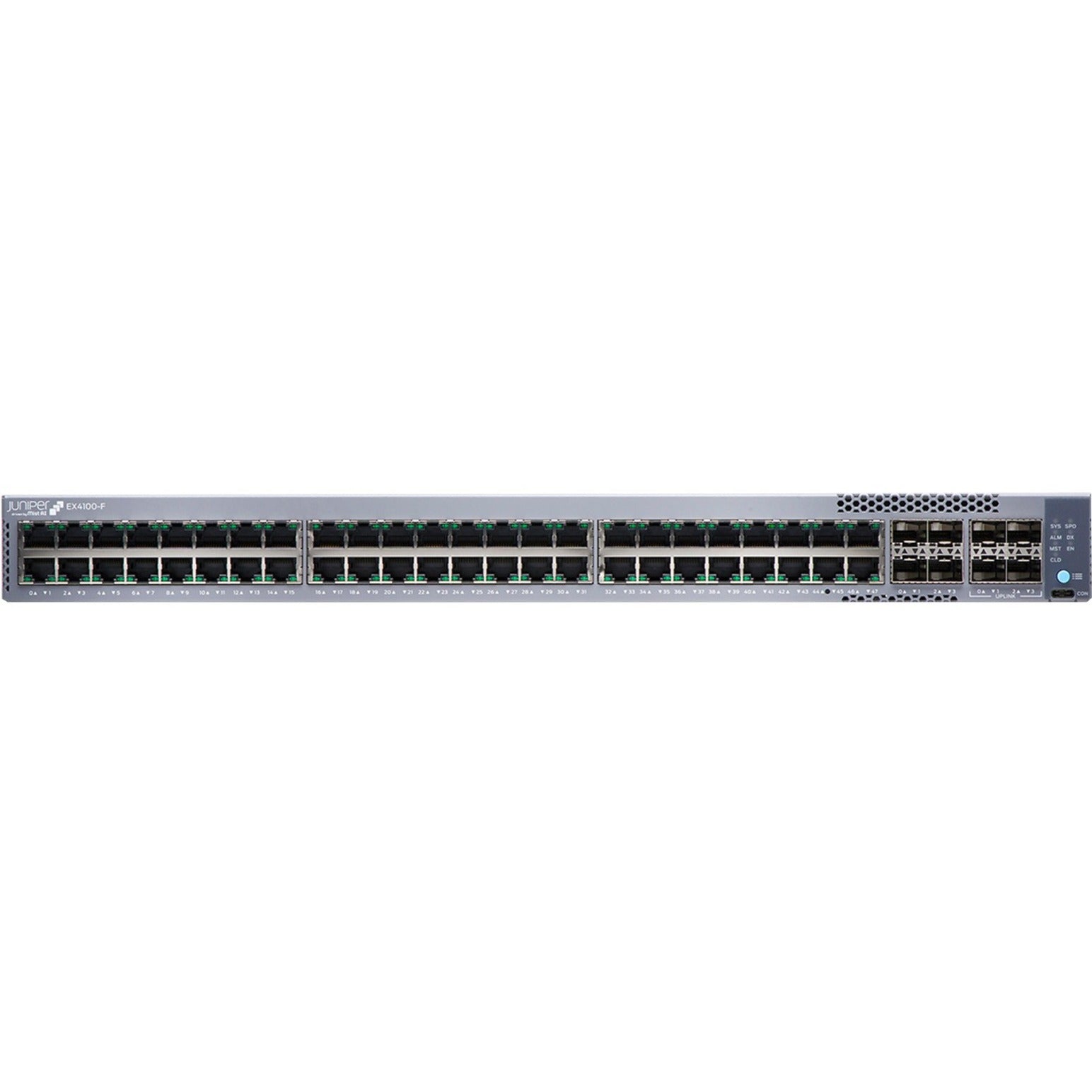 Juniper EX4100-F-48T Ethernet Switch, Gigabit & 10 Gigabit, 48 Ports, Lifetime Warranty