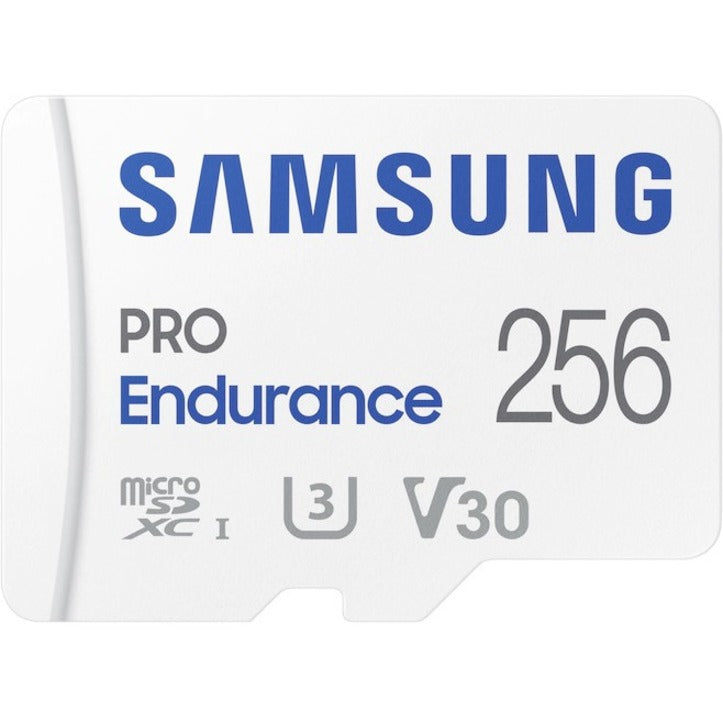 Samsung MB-MJ256KA/AM PRO Endurance 256GB microSDXC Karte V30 Video Geschwindigkeitsklasse 100 MB/s Lese Geschwindigkeit Klasse 10/UHS-I (U3) Geschwindigkeitsklasse Bewertung 40 MB/s Schreib Geschwindigkeit