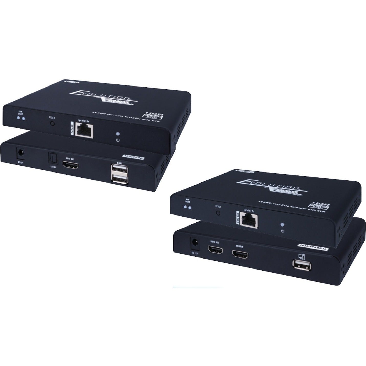 Evolution EVEXKVM3 4K HDMI Extender with KVM, USB, Network (RJ-45), 330 ft Operating Distance