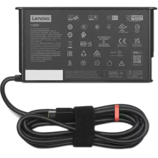 Lenovo 4X21H27800 ThinkPad 135W AC Adapter (USB-C), Limited Warranty, USB Type-C, 135W Output Power