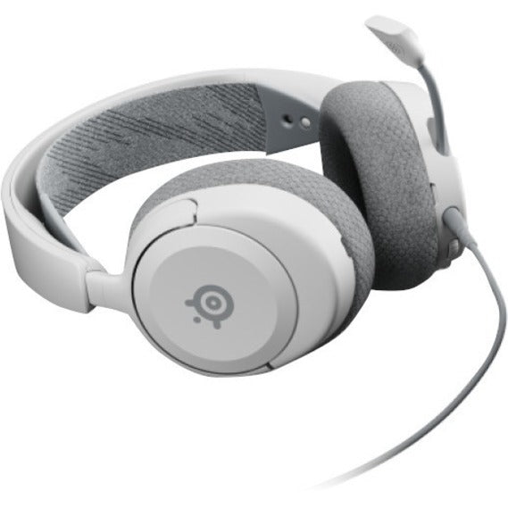 SteelSeries 61607 Arctis Nova 1 White Gaming Headset, Durable, Retractable Microphone, Deep Bass