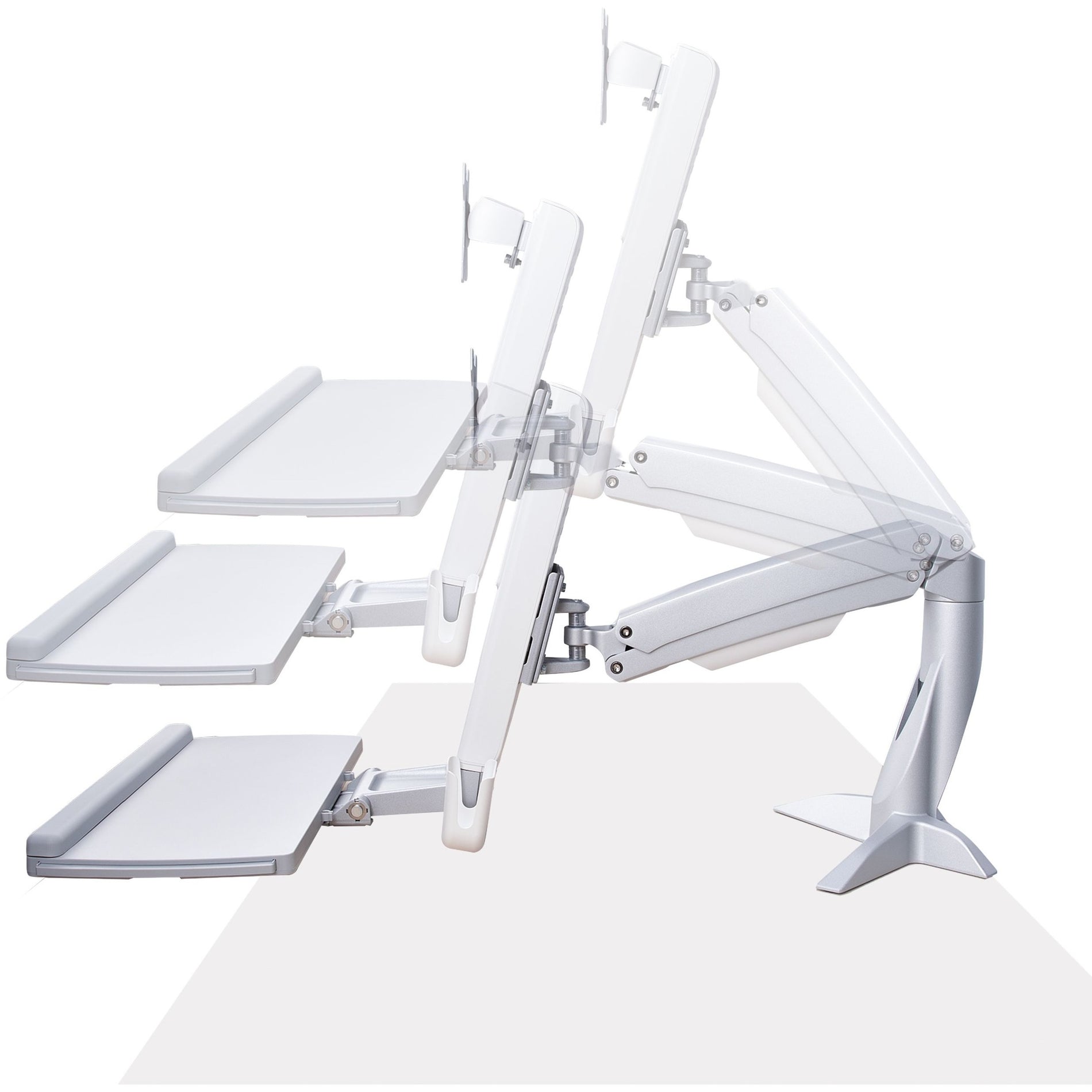 StarTech.com SIT-STAND-ARM-1MS Mounting Arm, 360° Rotation, Cable Management, Ergonomic, Adjustable Tension, Swivel, Tilt, Compact, Extendable Arm, Pivot