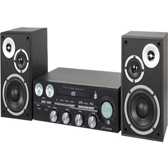 VICTOR VDTS-4400-SL Micro Hi-Fi System - 50 W RMS, Silver