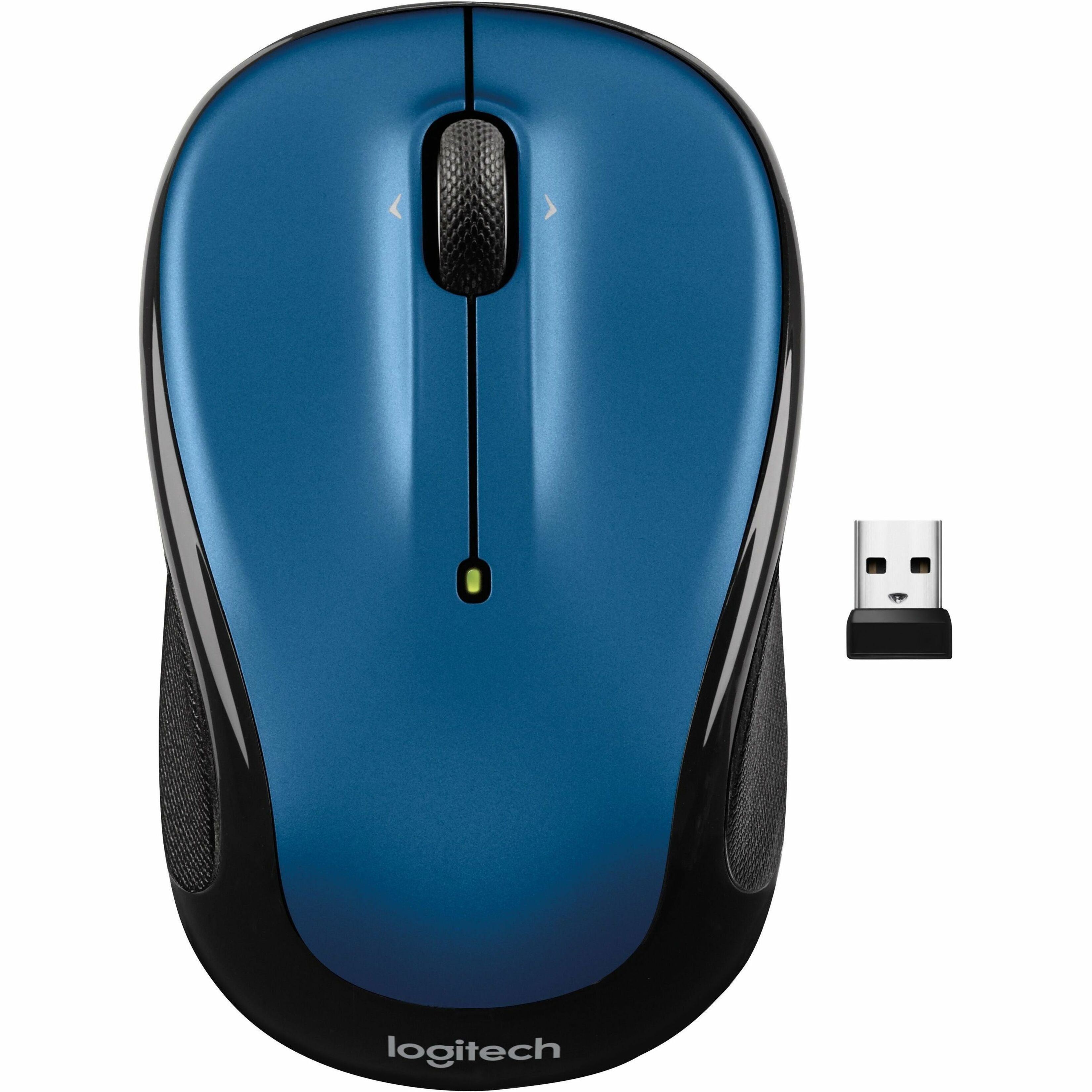 Logitech 910-006829 Mouse, Wireless, Blue, 1 Year Limited Warranty