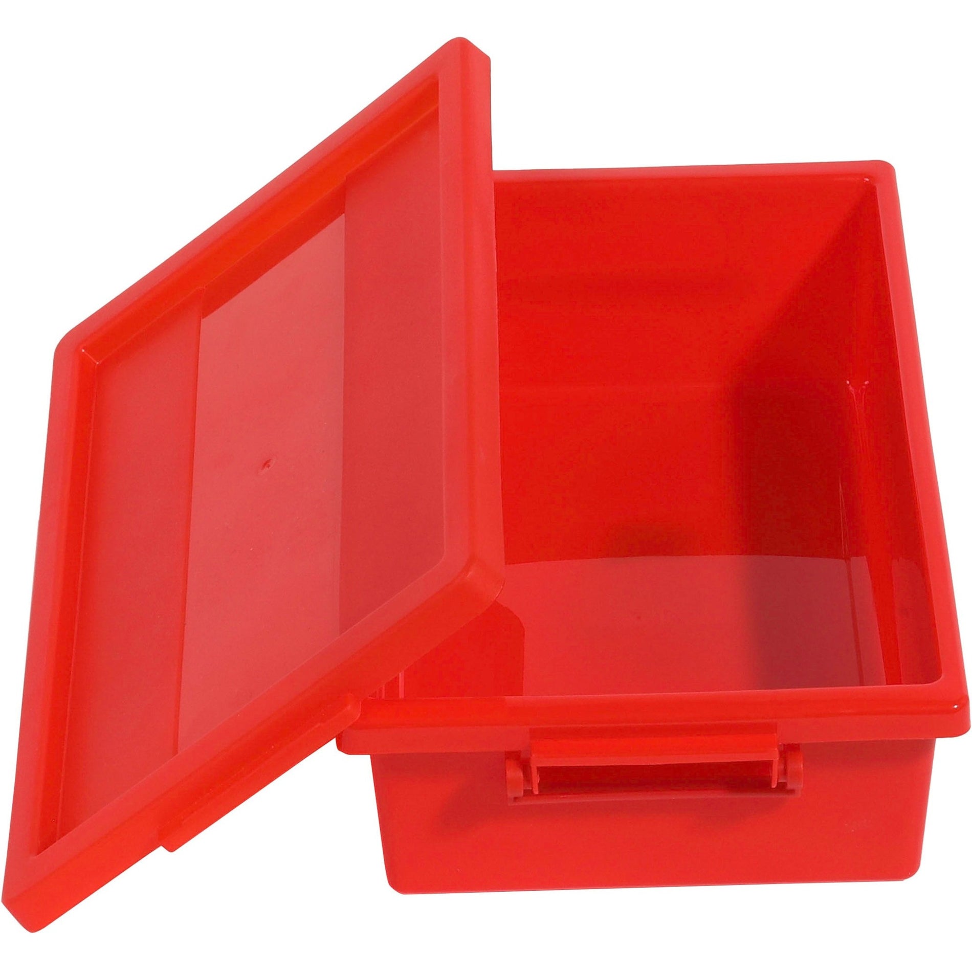 Deflecto Little Artist Antimicrobial Storage Tote - Lightweight, Durable, Red [Discontinued]