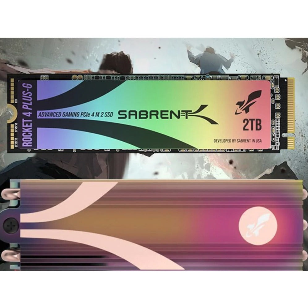 Sabrent SB-RKTG-2TB Rocket 4 Plus G SSD, 2TB PCIe 3.1 x4, 3200 MB/s Read, 3000 MB/s Write