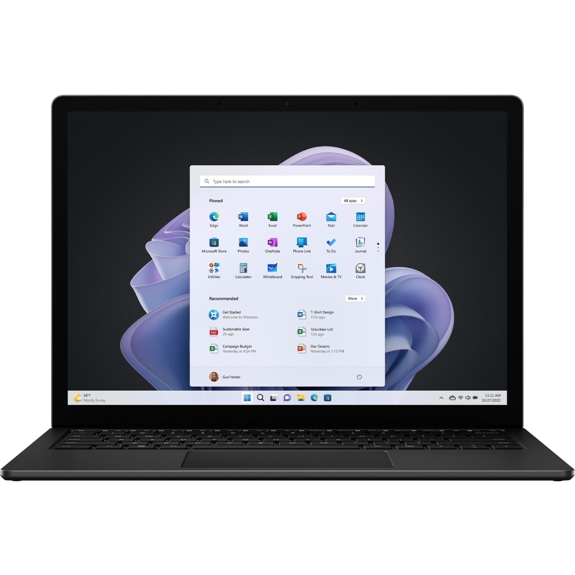 Microsoft RB1-00001 Surface Laptop 5 Notebook, 13.5" Touchscreen, Core i7, 16GB RAM, 256GB SSD, Windows 11 Pro