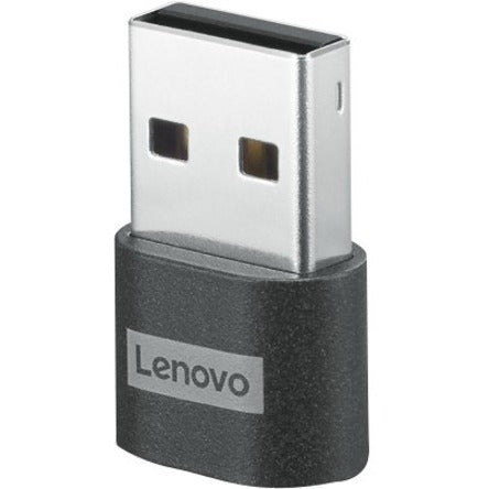 Lenovo 4X91C99226 USB-C (Female) to USB-A (Male) Adapter, Plug and Play, Black