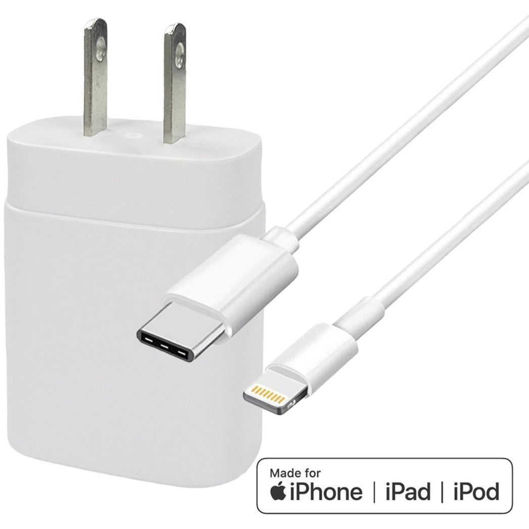 4XEM 4XIPHN14KIT3 3FT Charger Combo Kits for iPhone 14 - MFi Certified, 25W USB-C Charger, 3 ft MFi Certified USB-C to Lightning Cable