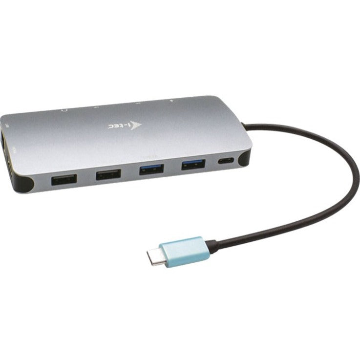 i-tec C31NANODOCKPROPD USB-C Metal Nano 3x Display Docking Station + Power Delivery 100W, HDMI, DisplayPort, Thunderbolt, USB Type-C