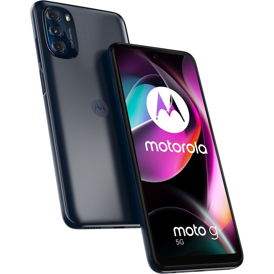 Motorola PATE0002US moto g 5G Smartphone, Moonlight Gray, 256GB, 6GB RAM, 50MP Camera, Android 12