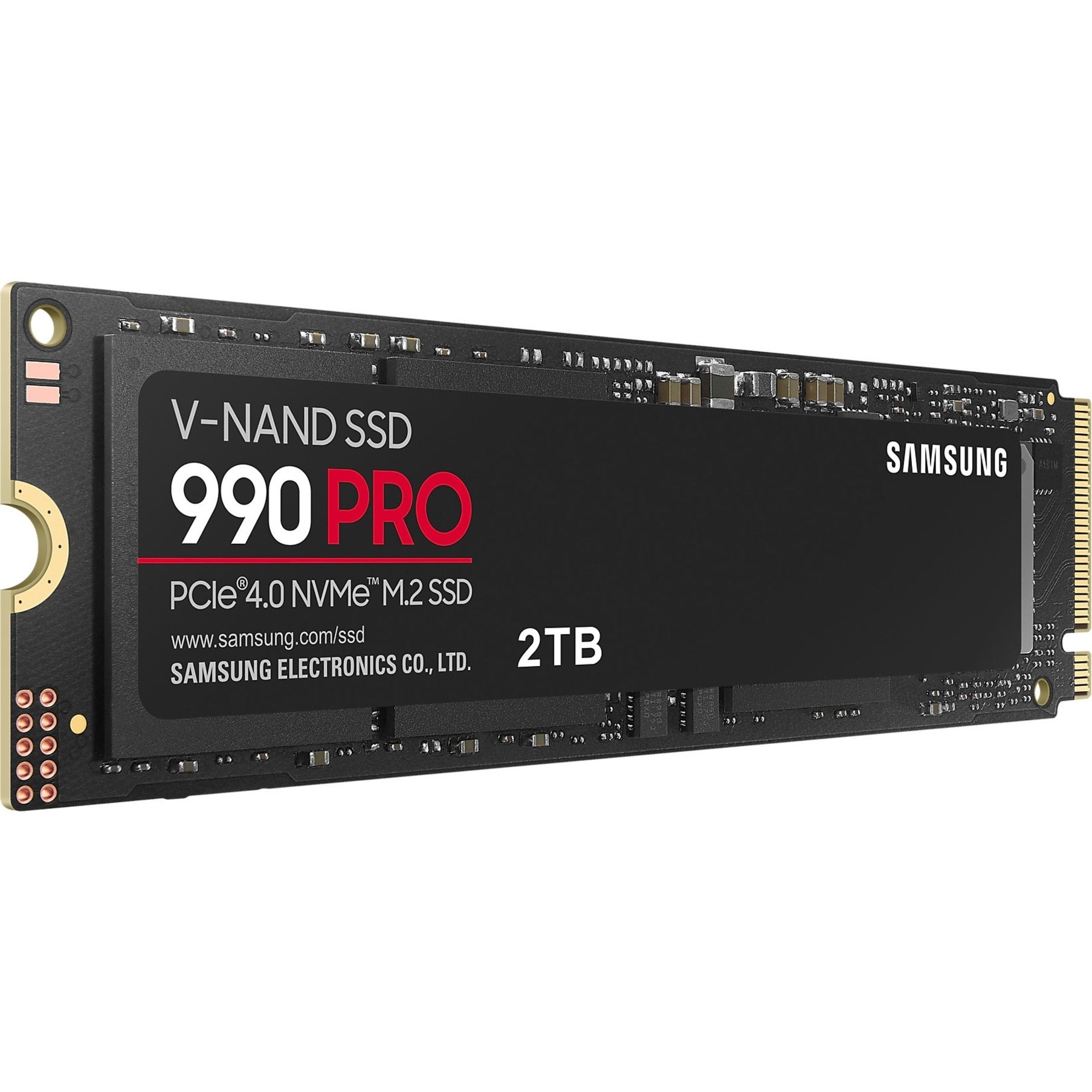 Samsung MZ-V9P2T0B/AM 990 PRO PCIe 4.0 NVMe SSD 2TB, High-Speed Storage Solution for Gaming Consoles and Desktop PCs