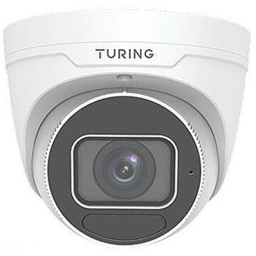 Turing Video TP-MVD4MV2-1Y Smart 4MP HD TwilightVision IR VF Turret Network Camera, 5x Optical Zoom, Memory Card Storage, Infrared Night Vision