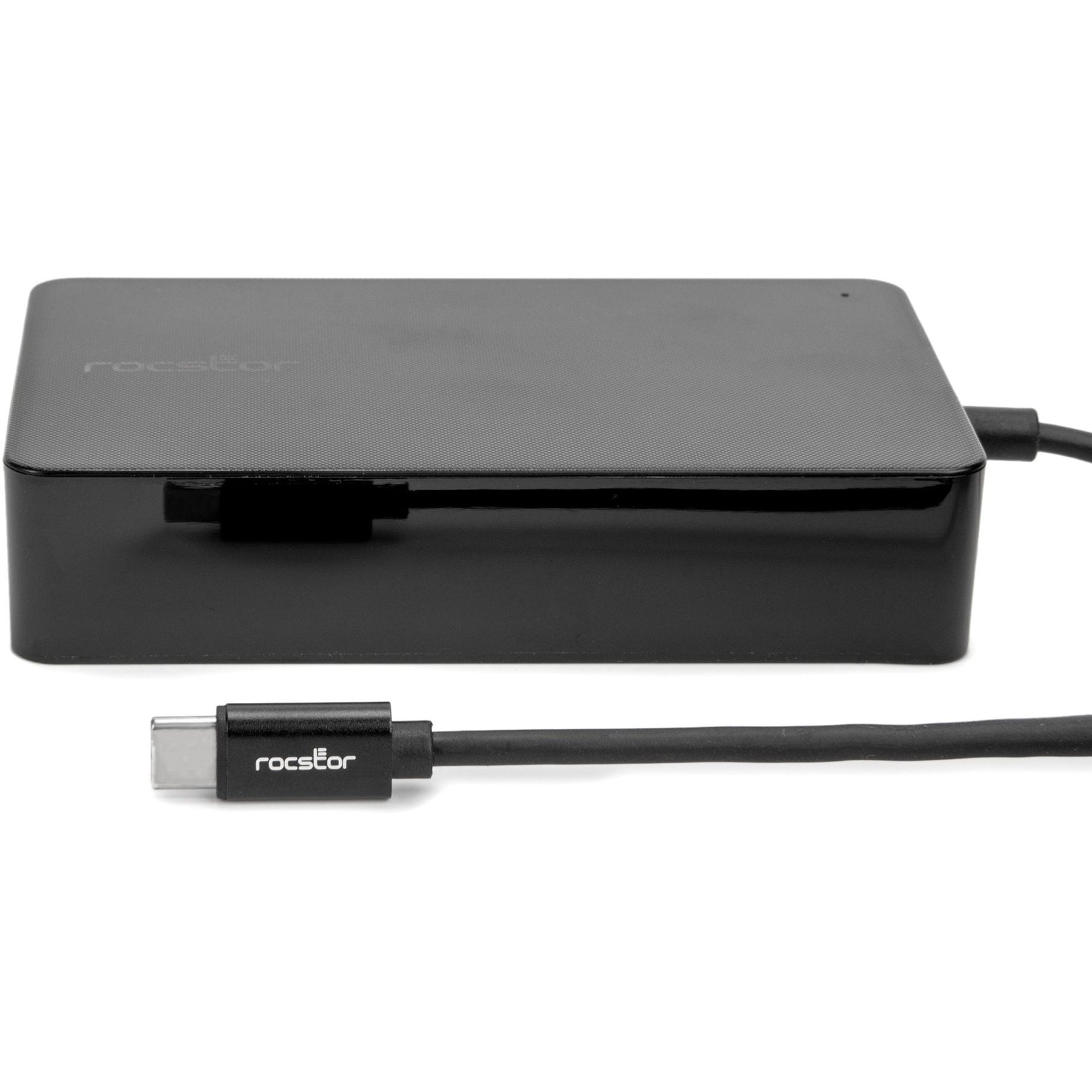Rocstor Y10A274-B1 100W Smart USB-C Laptop Power Adapter Charger, Fast Charging for MacBook, Surface, iPad, and More
