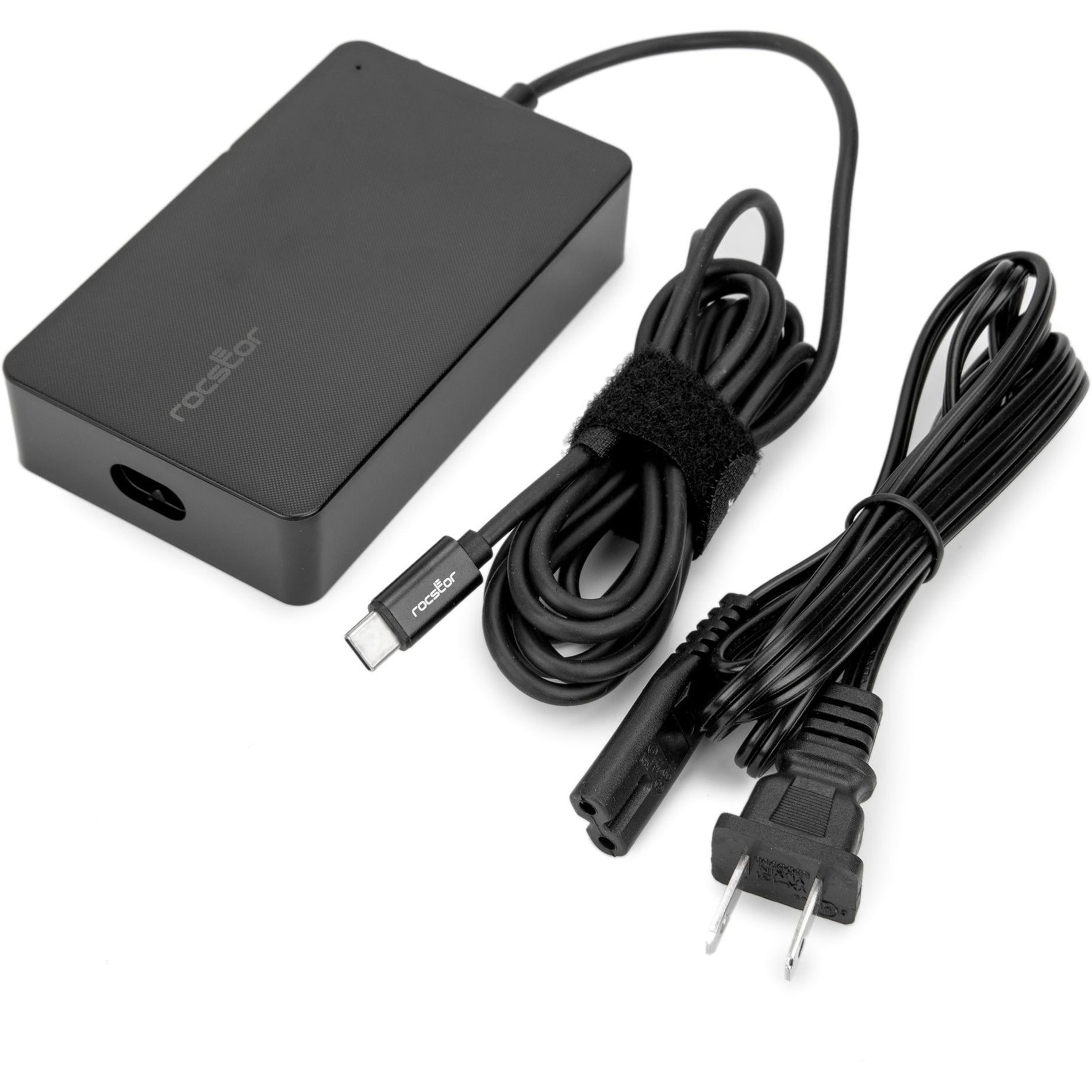 Rocstor Y10A274-B1 100W Smart USB-C Laptop Power Adapter Charger, Fast Charging for MacBook, Surface, iPad, and More