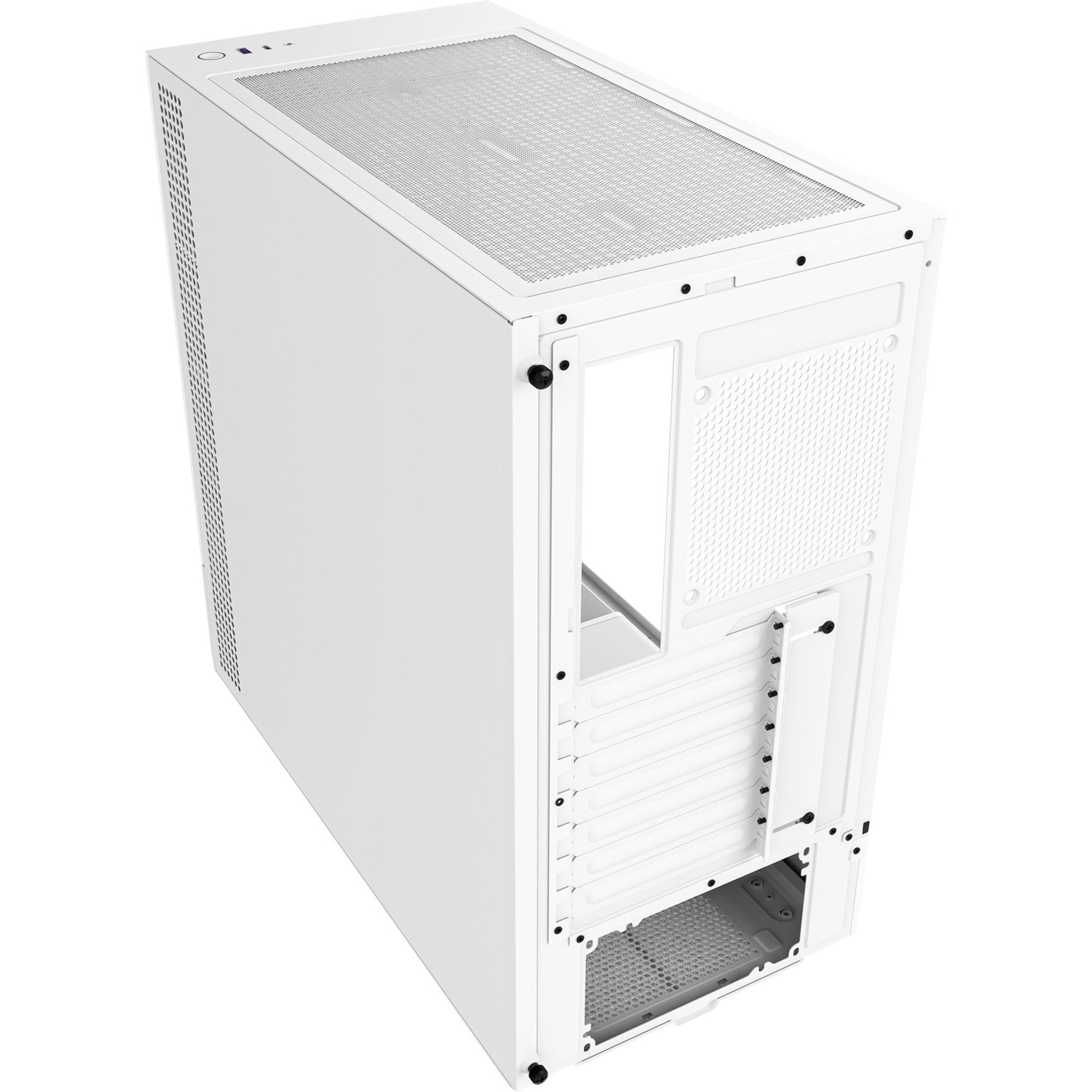 NZXT CC-H51EW-01 H5 Elite Premium Compact Mid-Tower Case, White, Tempered Glass, 2x 2.5" Bays, 1x 3.5" Bay, 7 Expansion Slots, 2 USB Ports, Micro ATX/Mini ITX/ATX Supported, 3 Fans Installed