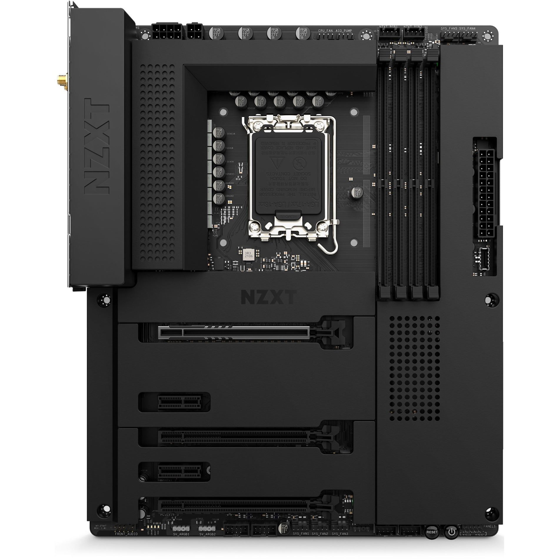 NZXT N7-Z79XT-B1 Desktop Motherboard, Intel Z790 Chipset with Wi-Fi and Black Cover