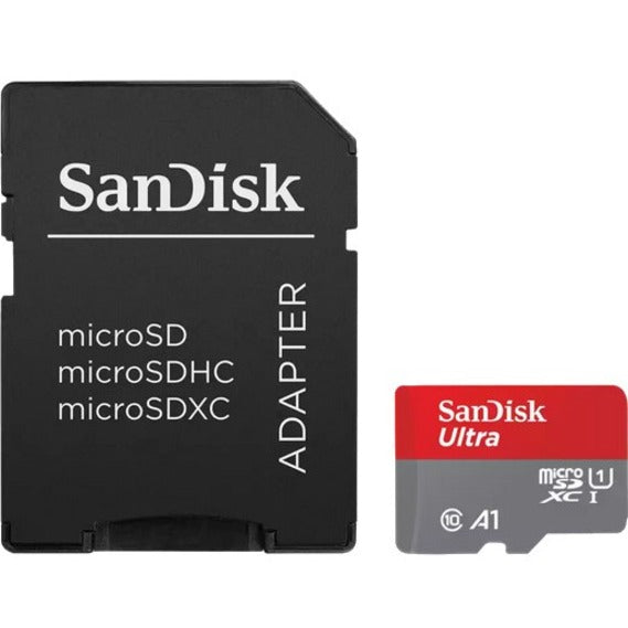 SanDisk SDSQUAB-064G-AN6IA Ultra 64GB microSD Card, Class 10/UHS-I (U1), 140MB/s Read Speed, A1 Application Performance