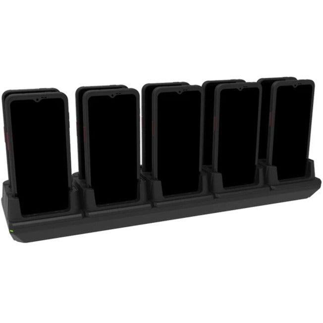 KoamTac 898674 XCover6 Pro 10-slot Charger, Fast Charging Dock for Samsung Galaxy XCover6 Pro Smartphone