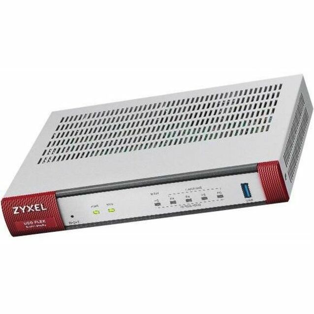 ZYXEL USGFLEX100REV2 USG FLEX 100 Network Security/Firewall Appliance, 5 Ports, Gigabit Ethernet, 33.75 MB/s VPN Throughput