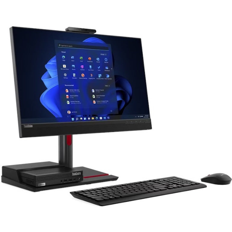 Lenovo 12BNMAR3US ThinkCentre TIO Flex 24v Widescreen LCD Monitor, 23.8", HDMI, Built-in Webcam and Microphone [Discontinued]