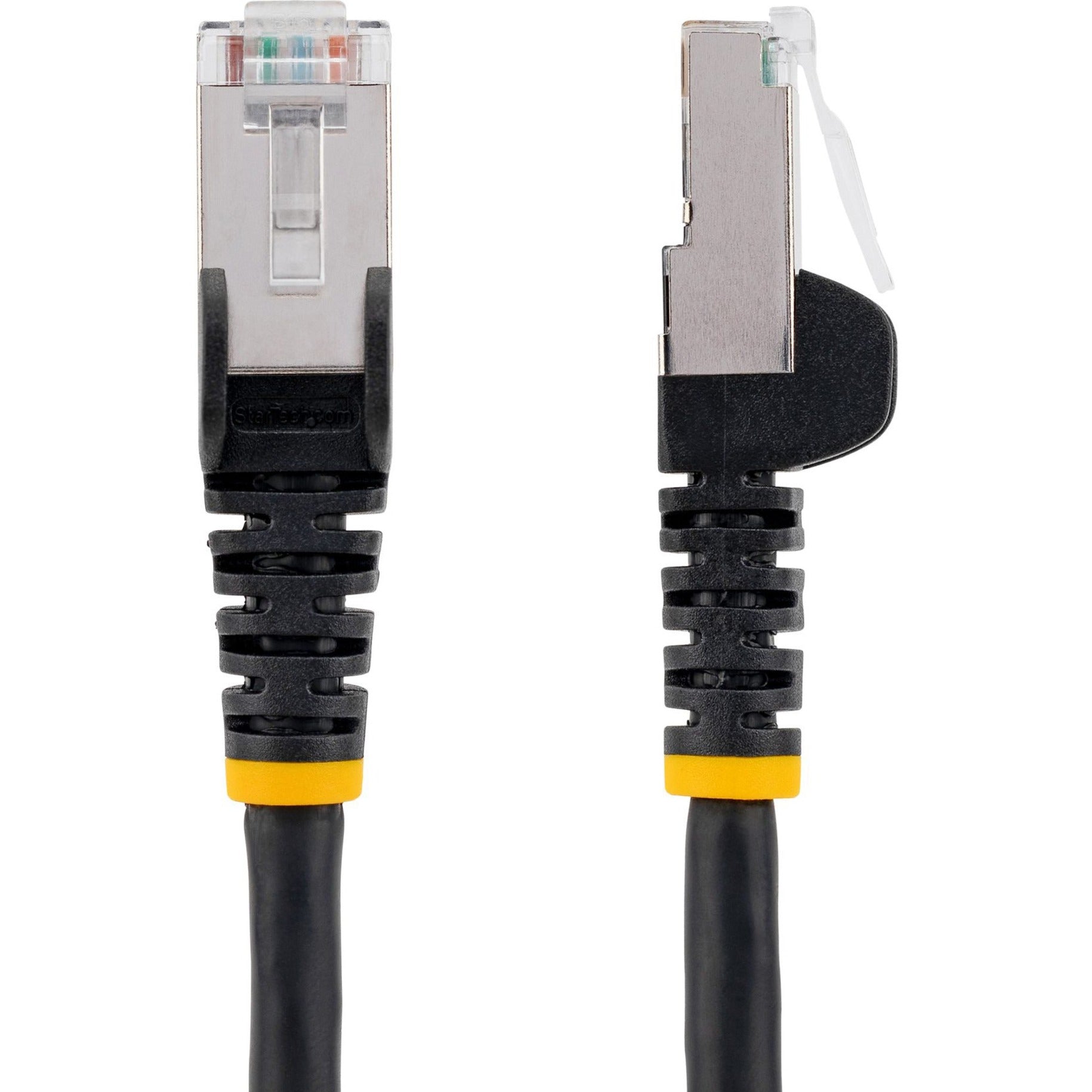 StarTech.com NLBK-20F-CAT6A-PATCH CAT6A LSZH Ethernet Cable, 20 ft, 10 Gbit/s, RJ-45 Male Connectors, Black