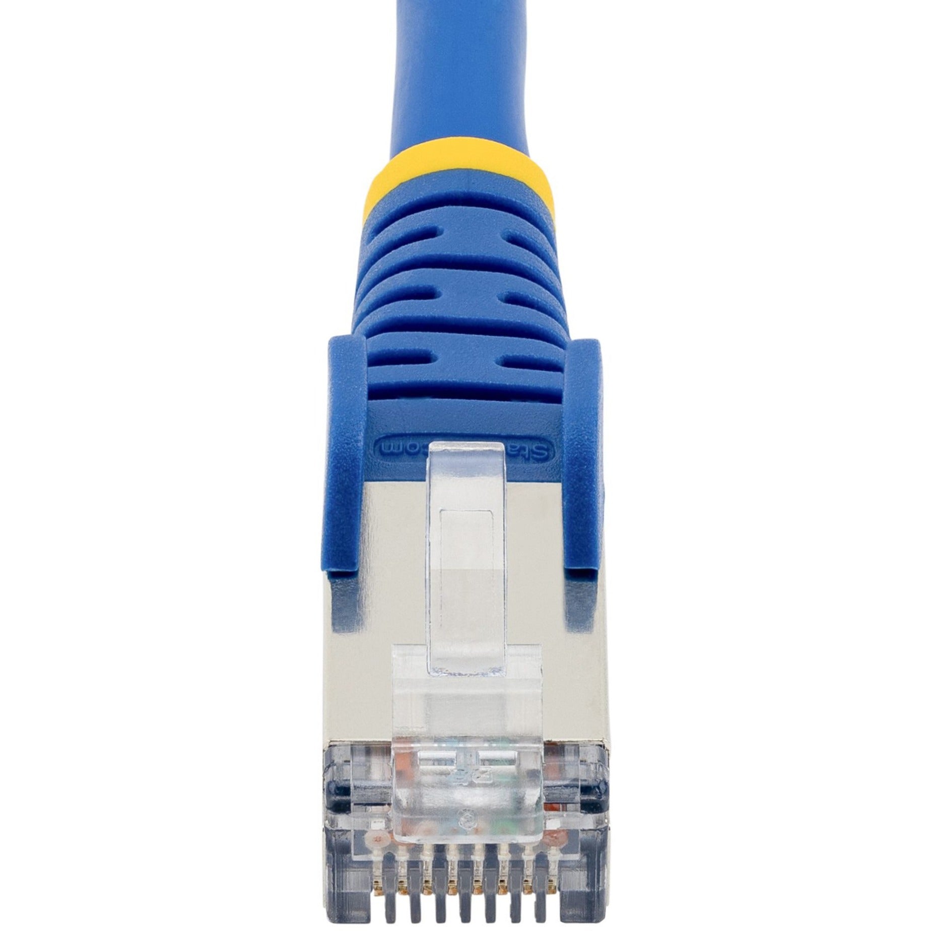 StarTech.com NLBL-12F-CAT6A-PATCH Cat.6a S/FTP Patch Network Cable, 12 ft, 10 Gbit/s, Blue