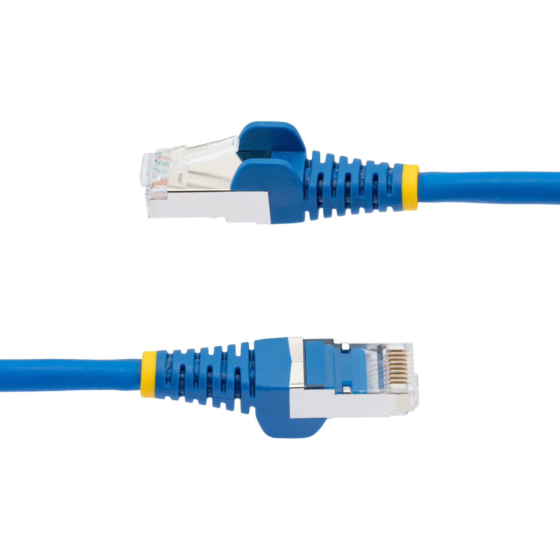 StarTech.com NLBL-12F-CAT6A-PATCH Cat.6a S/FTP Patch Network Cable, 12 ft, 10 Gbit/s, Blue