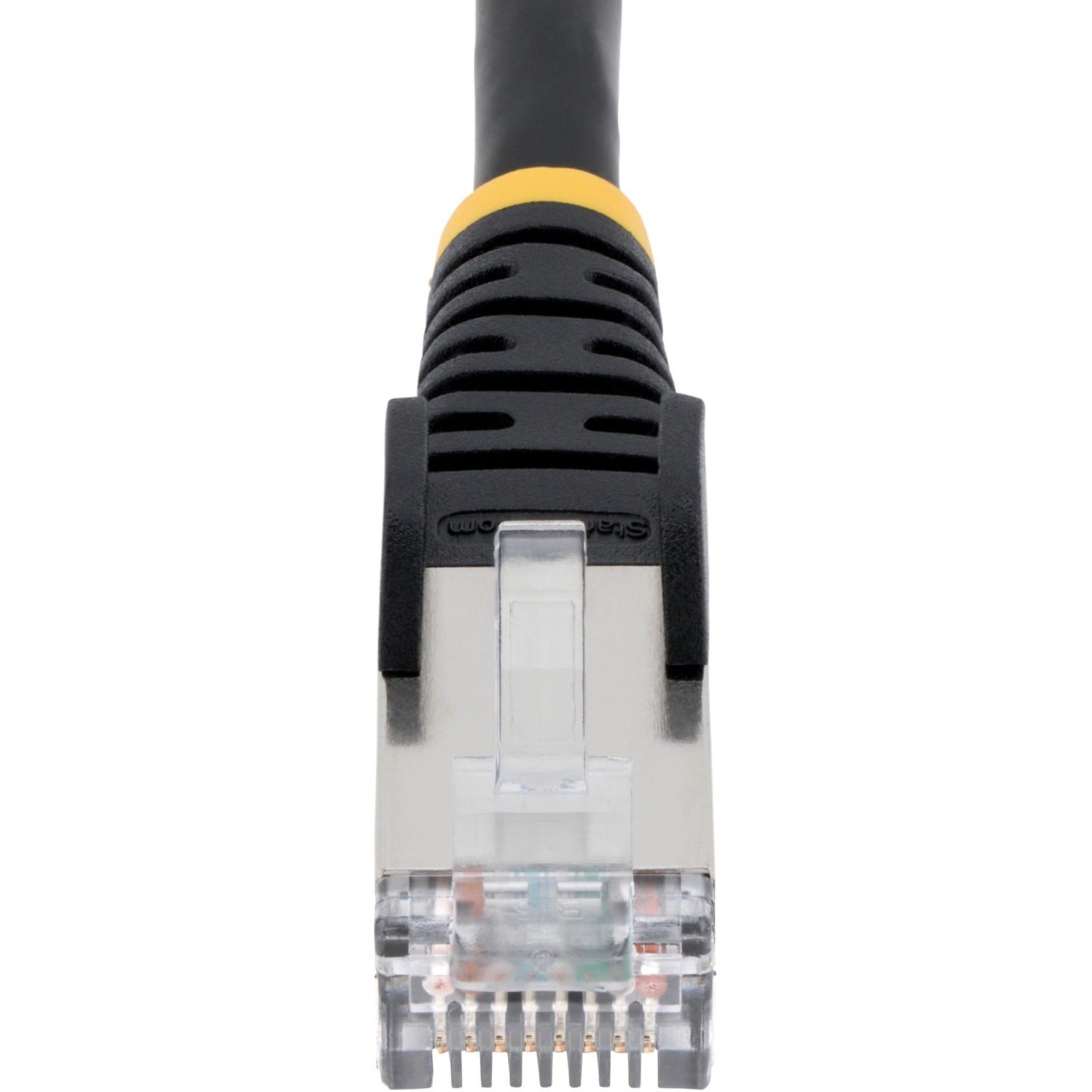 StarTech.com NLBK-2F-CAT6A-PATCH CAT6A LSZH Ethernet Cable, 2 ft, 10 Gbit/s, Black