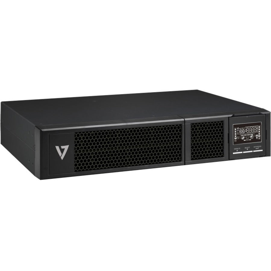 V7 UPS2URM3000DC-NC-1N On-Line Rack-mountable UPS, 3000VA, 3 Year Warranty