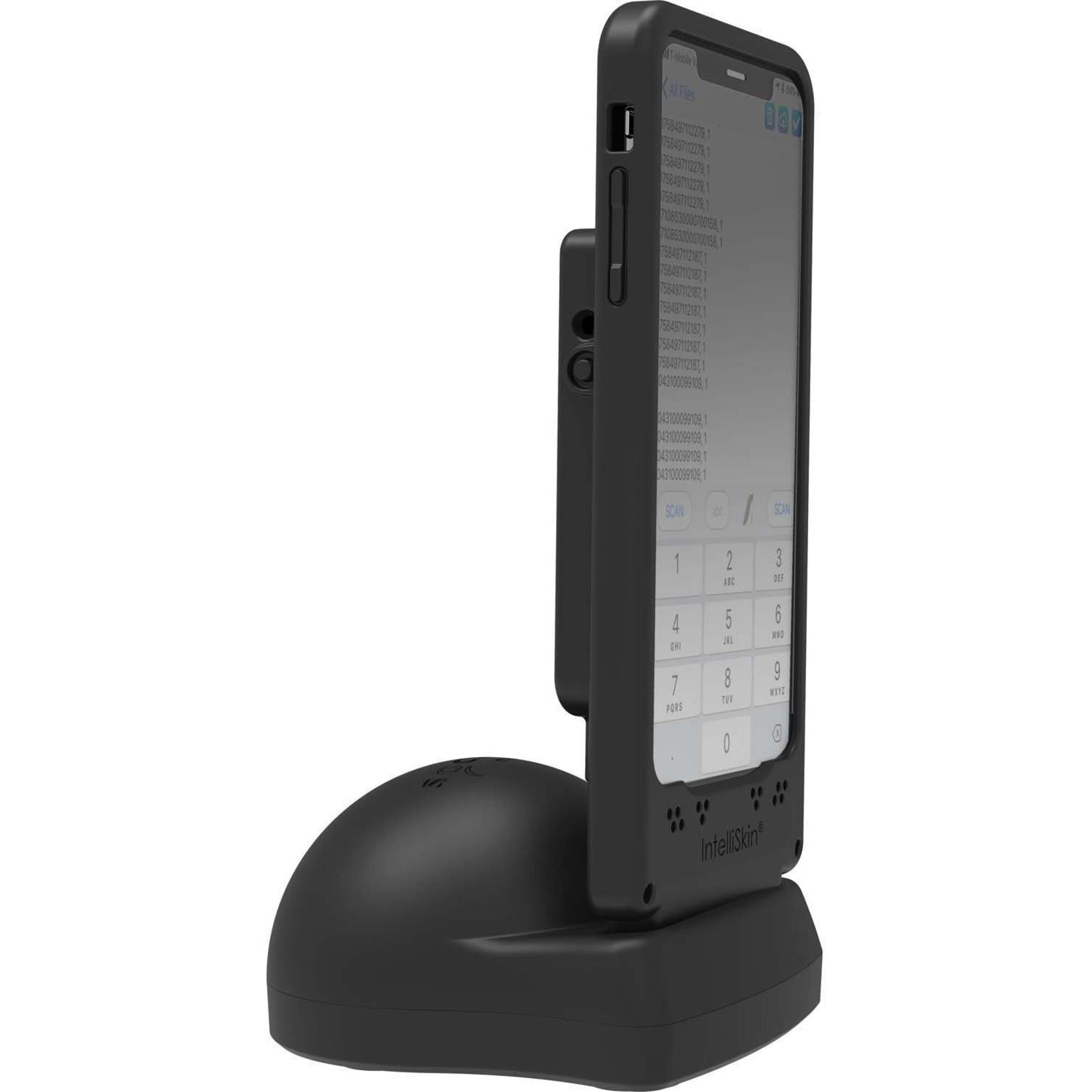 Socket Mobile CX4064-3127 DuraSled DS820 - 1D/2D Linear Barcode Plus QR Code Scanner, Blue Charging Stand