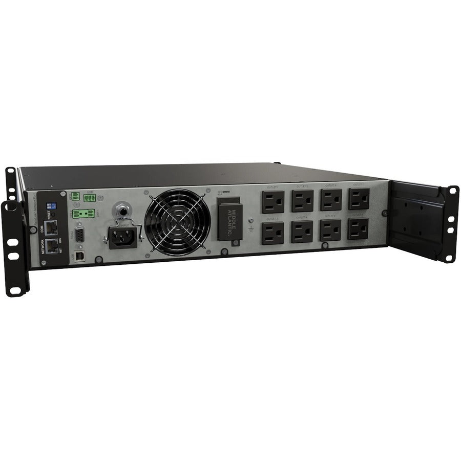 Middle Atlantic UPX-RLNK-1000R-8 NEXSYS 1000VA Rack-mountable UPS, Pure Sine Wave, LCD Display