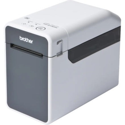 Brother TD2135N TD-2135N 2-inch Direct Thermal Desktop Printer with USB and Network Capability, Compact, Monochrome, 6 in/s Print Speed, 300 dpi