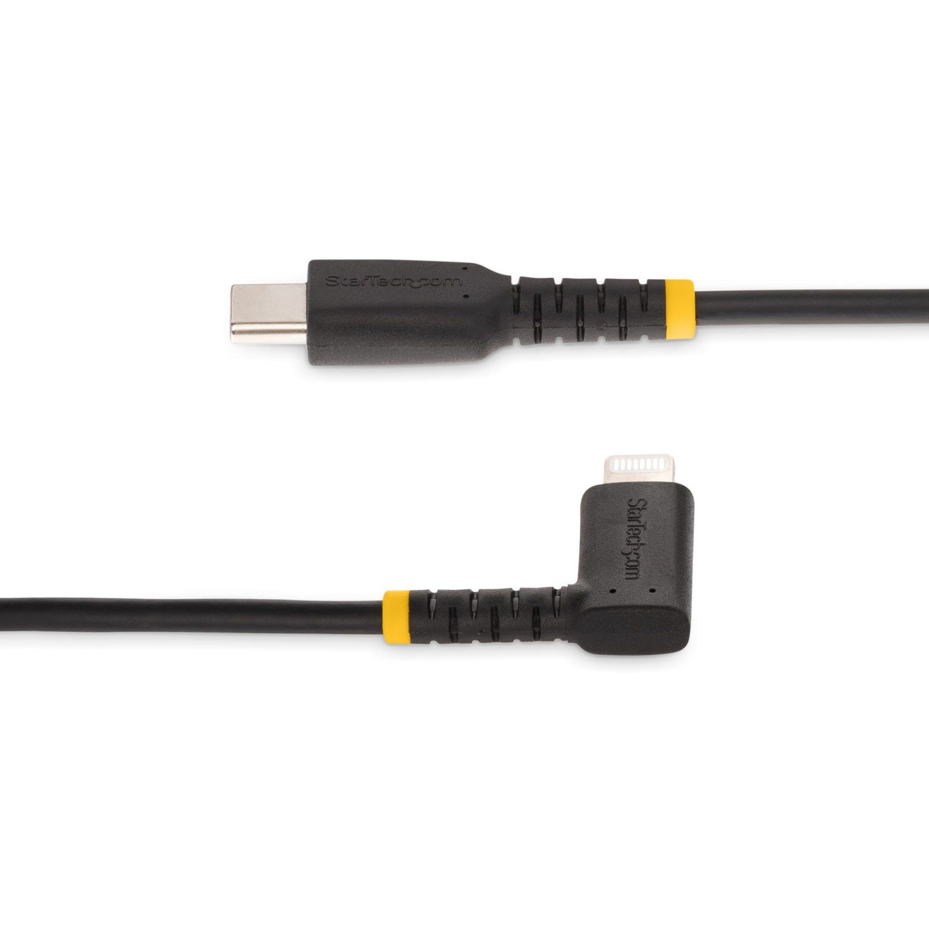 StarTech.com RUSB2CLTMM2MR USB-C auf rechten Winkel Lightning Kabel 6FT Schnellladung Apple iPhone/iPad kompatibel