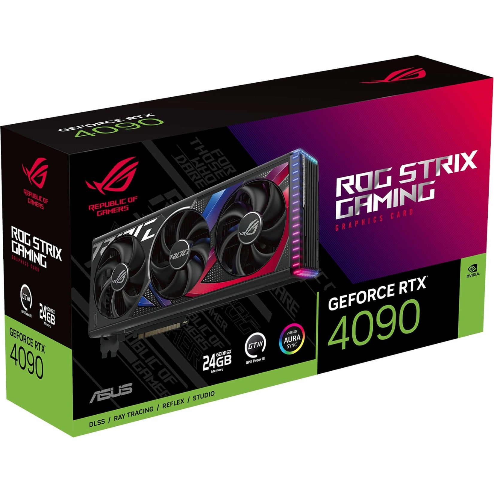 Asus ROG ROGSTRIXRTX409024GGAM Strix GeForce RTX 4090 24GB GDDR6X