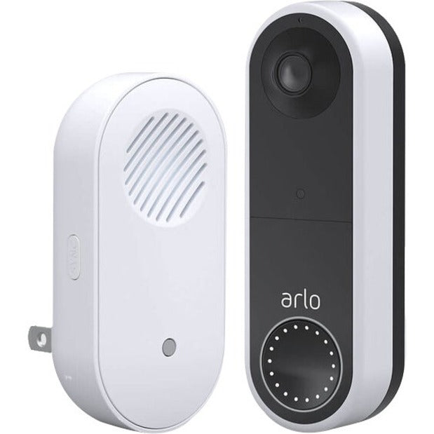 Arlo AVDK2001-111NAS Essential Wireless Video Doorbell, 180-Degree Diagonal Field of View, 2-Way Audio, Cloud Storage