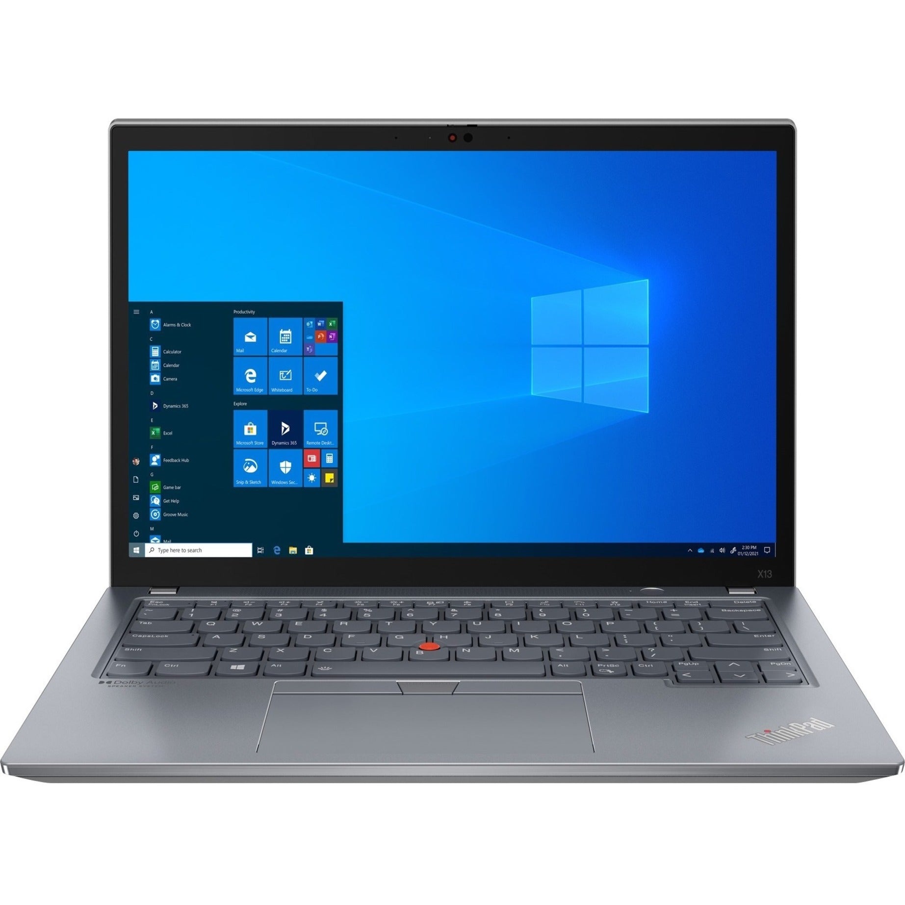 Lenovo 20WK00PPUS ThinkPad X13 Gen 2 13.3 Touch Notebook, Core i5, 16GB RAM, 512GB SSD, Windows 11
