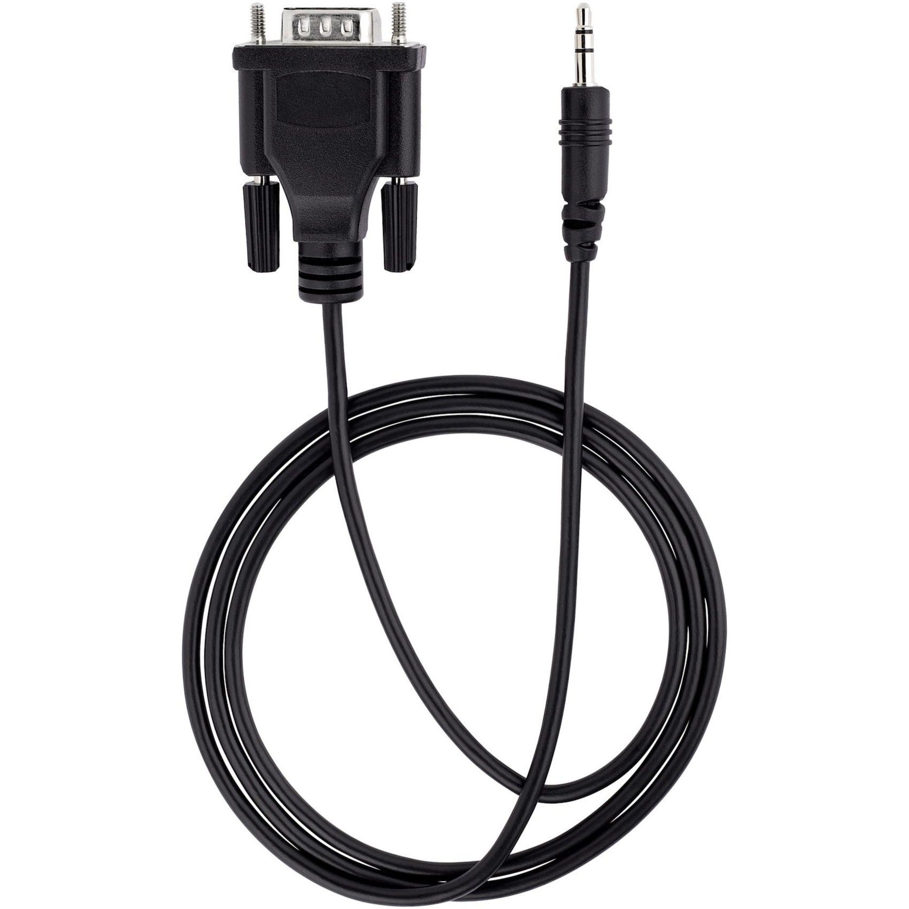StarTech.com 9M351M-RS232-CABLE DB9 to 3.5mm RS232 Serial Cable, 3ft, for Serial Device Configuration