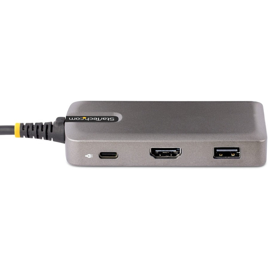 StarTech.com 104B-USBC-MULTIPORT Docking Station, USB-C Multiport Adapter, 4K 60Hz HDMI, 3-Port USB Hub, 100W Power Delivery Pass-Through