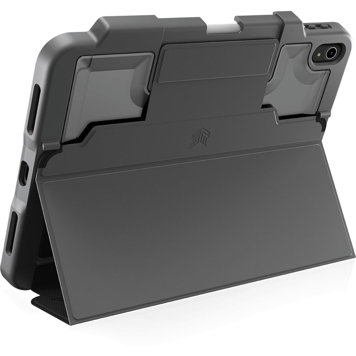 STM Goods STM-222-387KX-01 Dux Plus for iPad (10th Generation), Magnetic Closure, Rugged, Drop and Bump Resistant, Black
