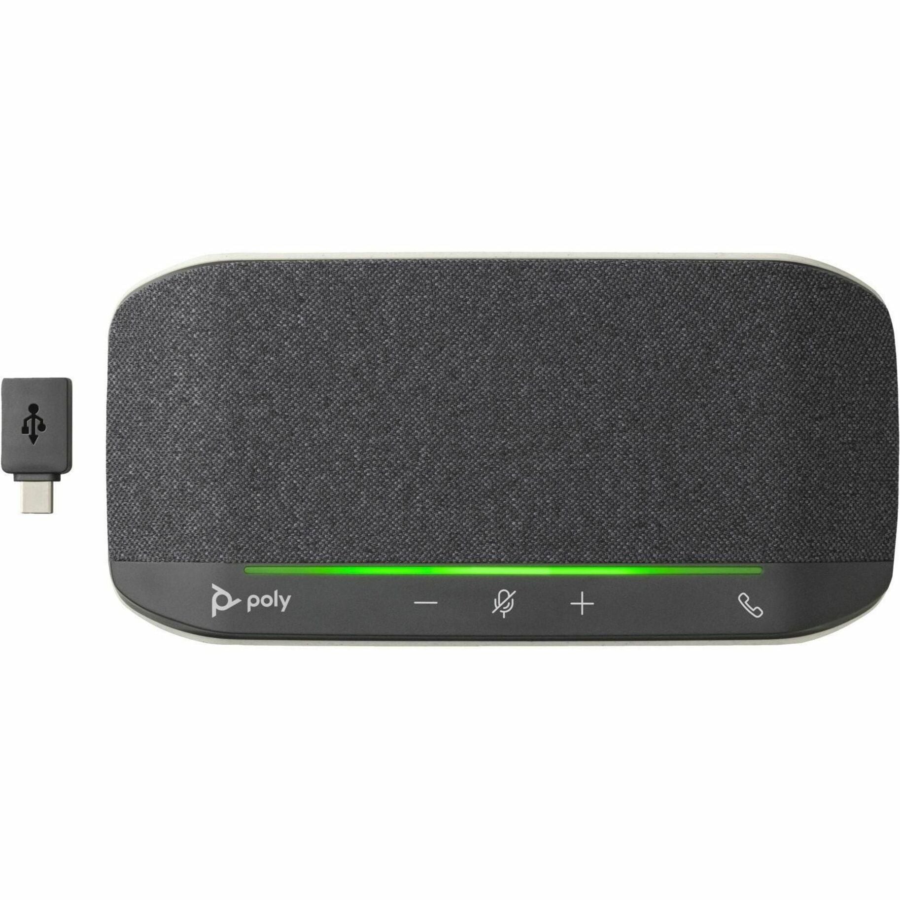 Poly 772C3AA Sync 10 USB-A USB-C Speakerphone, Portable Conferencing Solution
